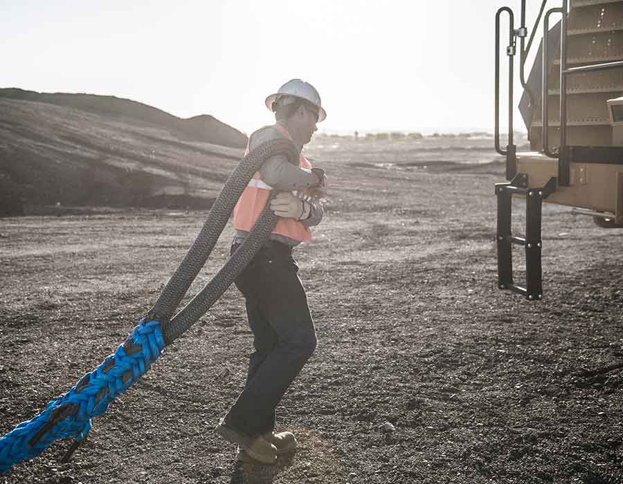 Mining Rope | Winch Ropes & Recovery Lines | AmSteel Blue