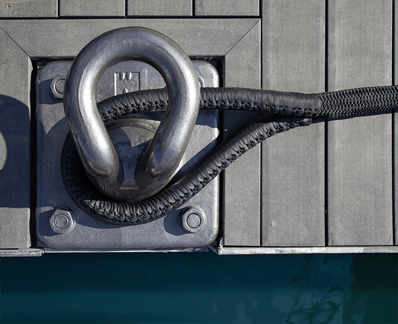 Calibre-on-cleat-overhead-view