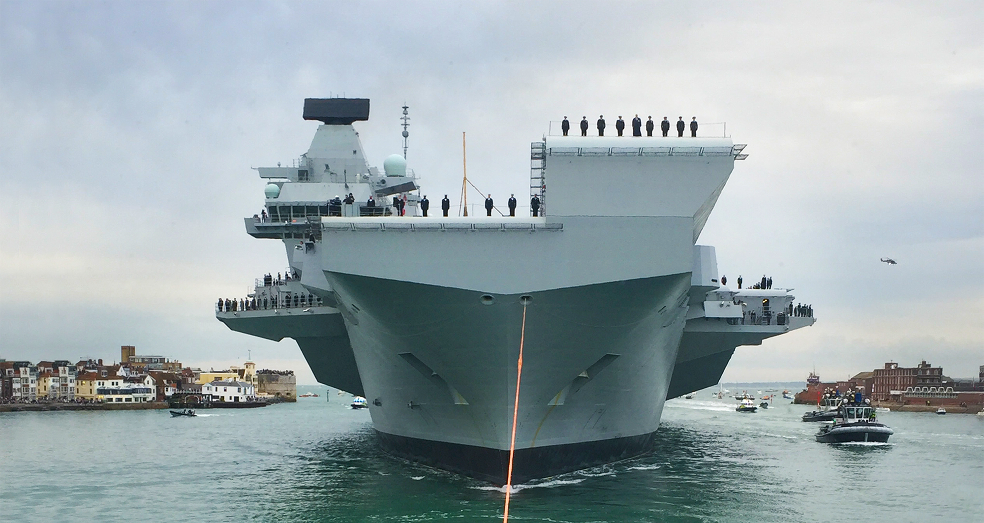 Royal Navy on the QE