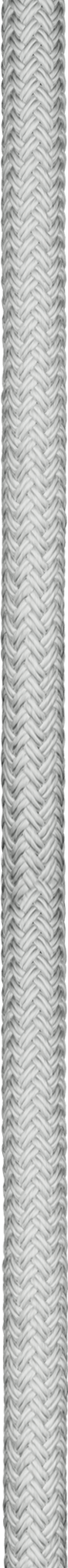 White braided rope