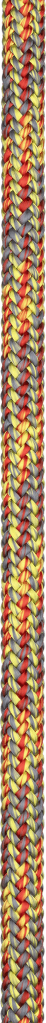 Multi-colored braided rope